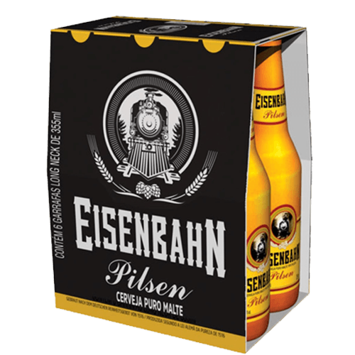 CERVEJA EISEN BAHN LONG NECK 355ML PACK C 6UN